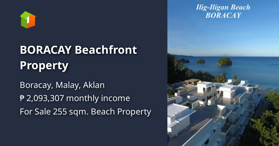 BORACAY Beachfront Property [Beach Property 🏖️] (January 2024) in