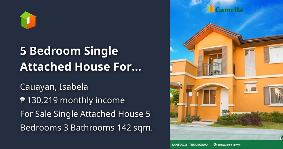 5 Bedroom Single Attached House For Sale in Cauayan Isabela [House and