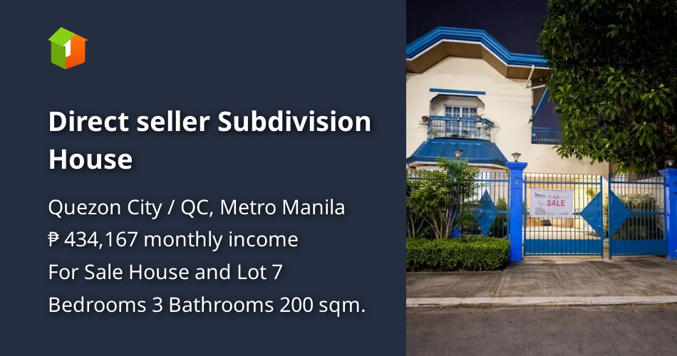Direct seller Subdivision House [Houses and Lots 🏘️] (April 2026) in ...