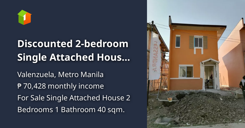 Discounted 2bedroom Single Attached House Renttoown in Valenzuela