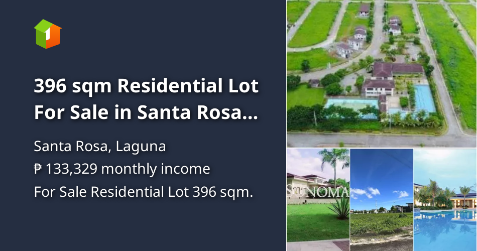 396 sqm Residential Lot For Sale in Santa Rosa Laguna [Lot 🚜] (January