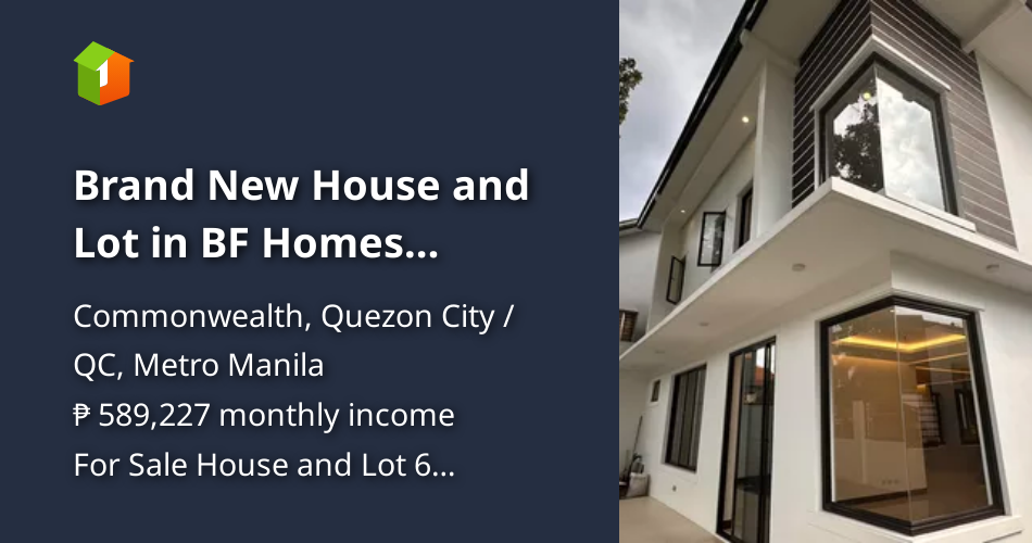 Brand New House and Lot in BF Homes Quezon Holy Spirit Drive [House and