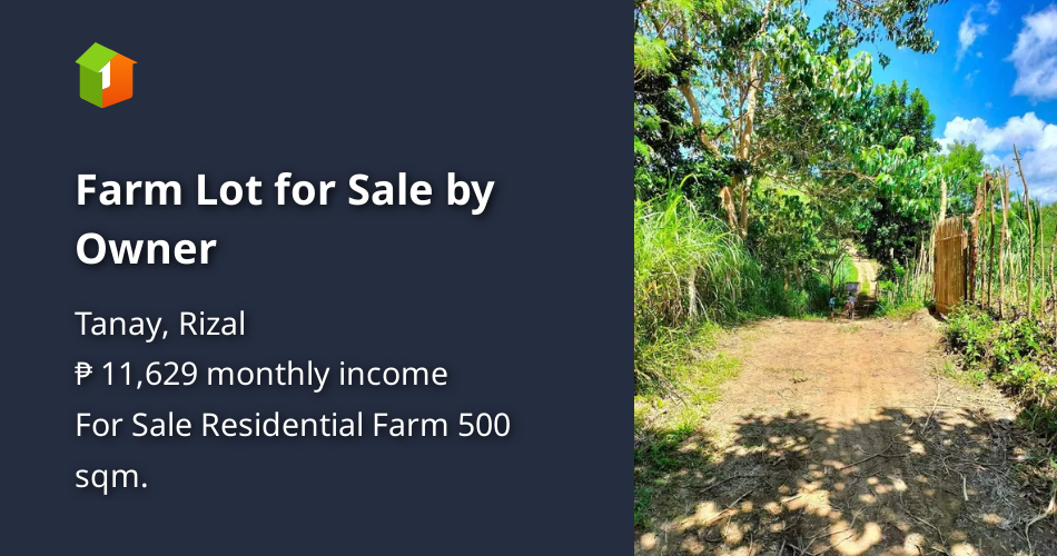 Farm Lot for Sale by Owner [Lot 🚜] (January 2023) in Tanay, Rizal for sale