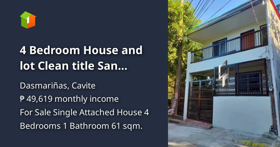 4 Bedroom House and lot Clean title San marino heights [House and Lot 🏘