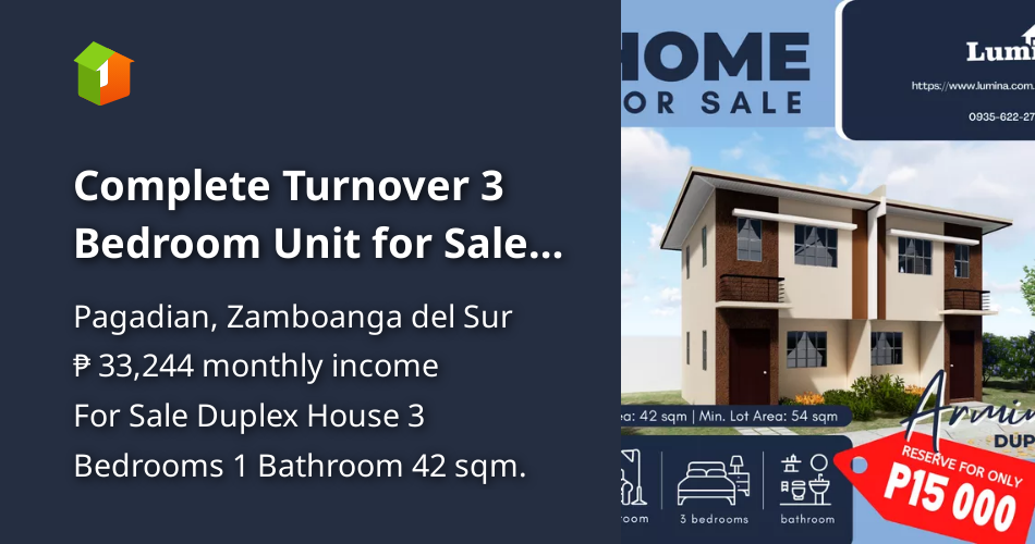 Complete Turnover 3 Bedroom Unit for Sale in Pagadian [House and Lot 🏘️] (January 2023) in