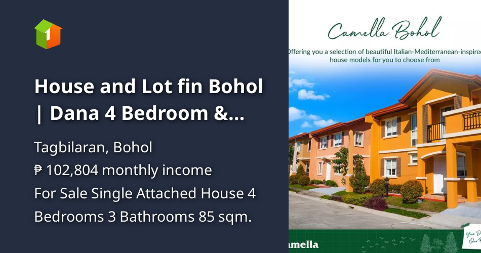 House and Lot fin Bohol Dana 4 Bedroom & 3TB [House and Lot 🏘️