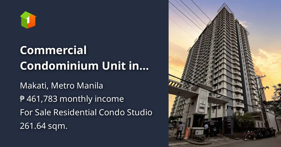 Commercial Condominium Unit in Millennium Plaza Makati City [Condo 🏙️