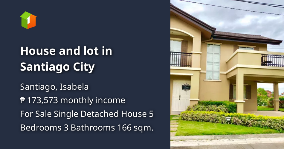 House and lot in Santiago City [House and Lot 🏘️] (October 2023) in