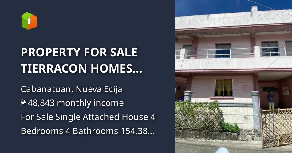 PROPERTY FOR SALE TIERRACON HOMES 1,CABANATUAN CITY, NUEVA ECIJA [House
