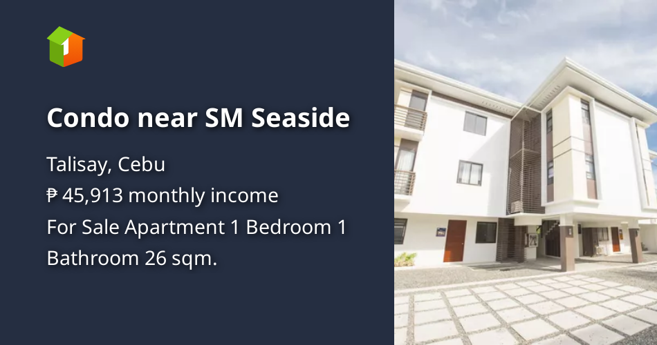 Condo near SM Seaside [Condo 🏙️] (December 2023) in Talisay, Cebu for sale