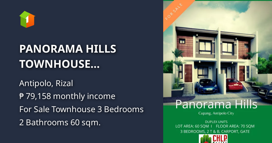 PANORAMA HILLS TOWNHOUSE ANTIPOLO CITY [House and Lot 🏘️] (March 2023