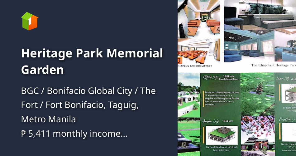 Heritage Park Memorial Garden [Lot 🚜] (March 2024) in BGC / Bonifacio