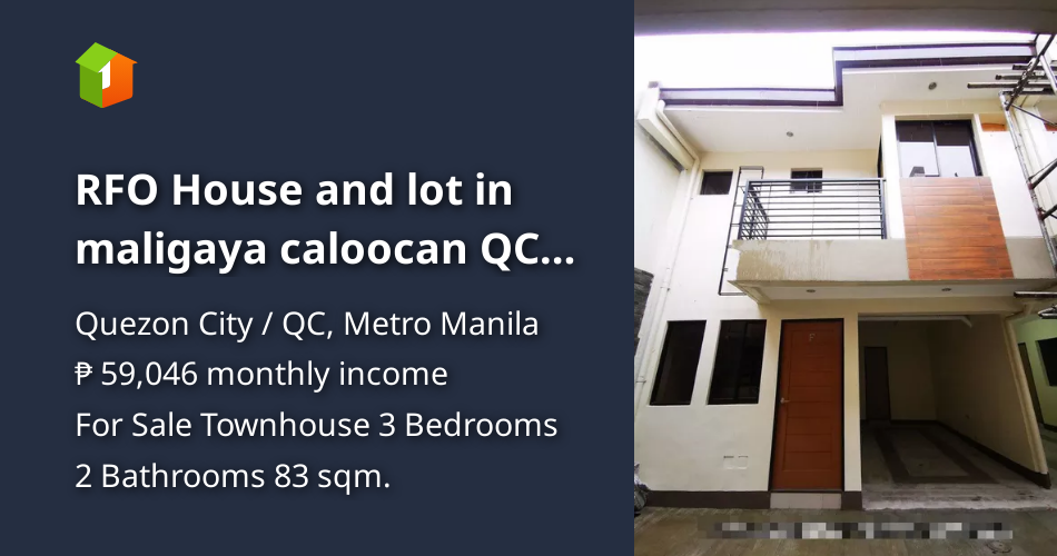 RFO House and lot in maligaya caloocan QC near SM fairview [House and