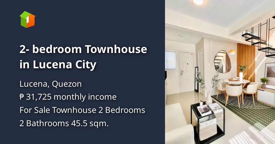 2 bedroom Townhouse in Lucena City [House and Lot 🏘️] (March 2024) in