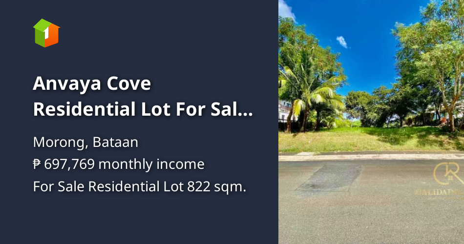 Residential Lot in Anvaya Cove CRS0217 [Lot 🚜] (April 2024) in Morong