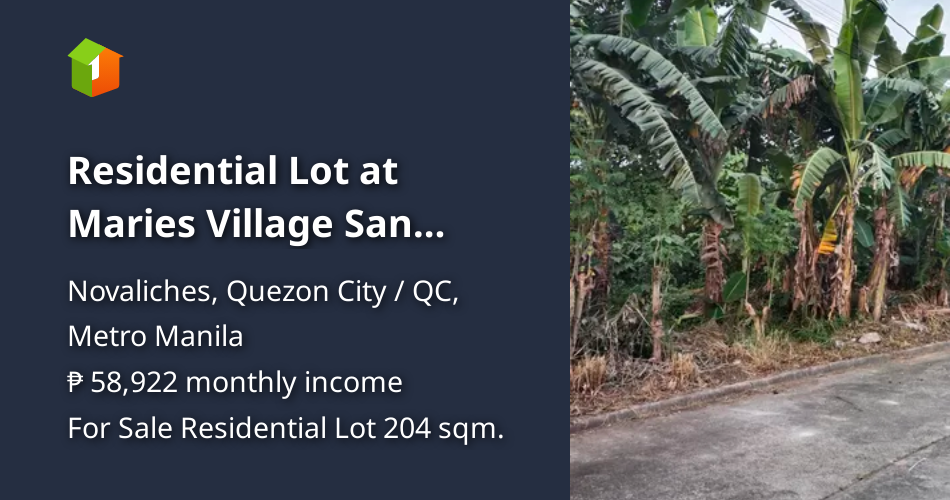 Residential Lot at Maries Village San Bartolome Novaliches Quezon City