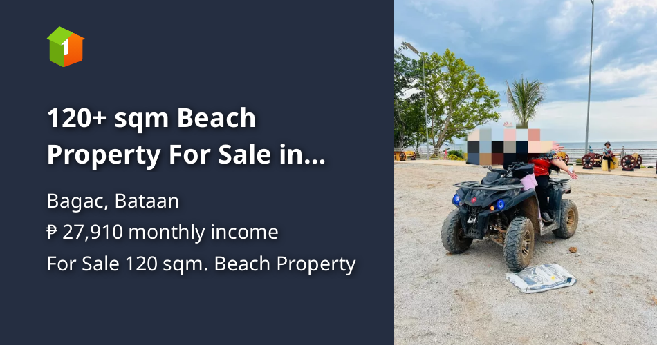 120+ sqm Beach Property For Sale in Bagac Bataan [Beach Property 🏖️