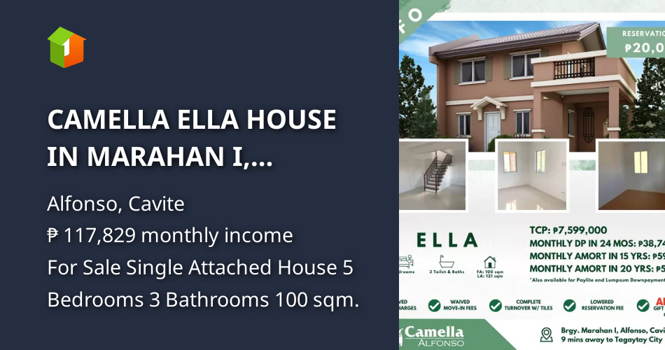 CAMELLA ELLA HOUSE IN MARAHAN I, ALFONSO CAVITE NEAR TAGAYTAY [House