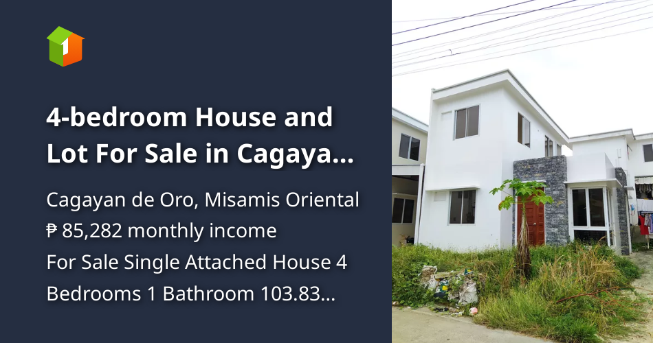 4bedroom House and Lot For Sale in Cagayan de Oro [House and Lot 🏘️