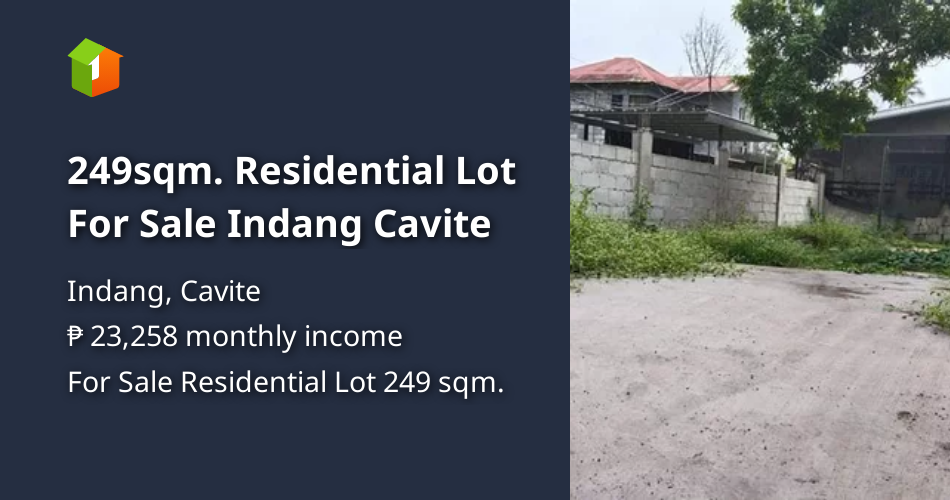 249sqm. Residential Lot For Sale Indang Cavite [Lot 🚜] (March 2022) in