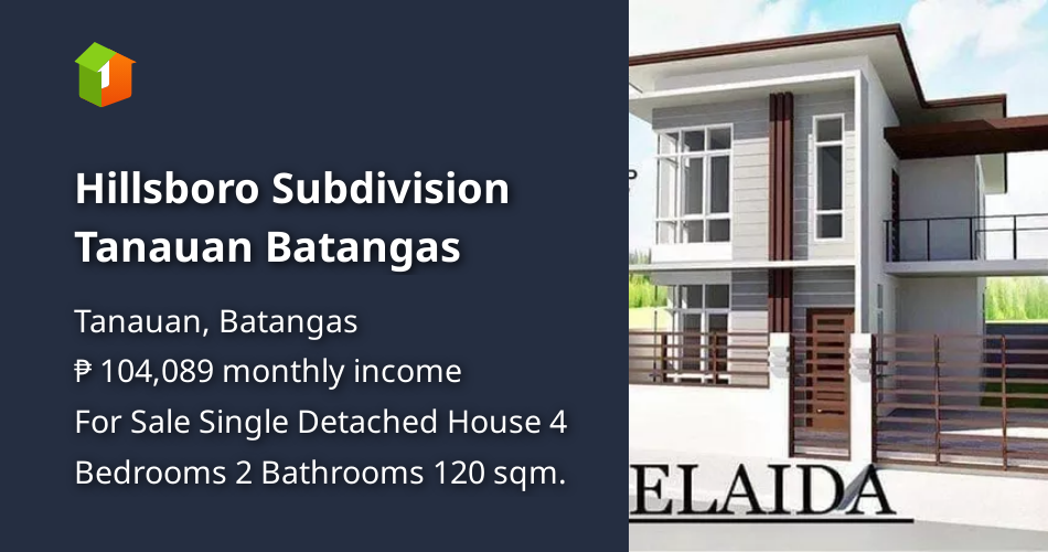 Hillsboro Subdivision Tanauan Batangas [House and Lot 🏘️] (December