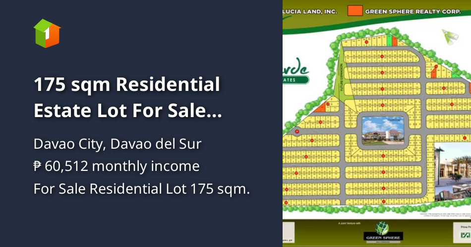 175 sqm Residential Estate Lot For Sale Davao City Davao del Sur [Lot 🚜