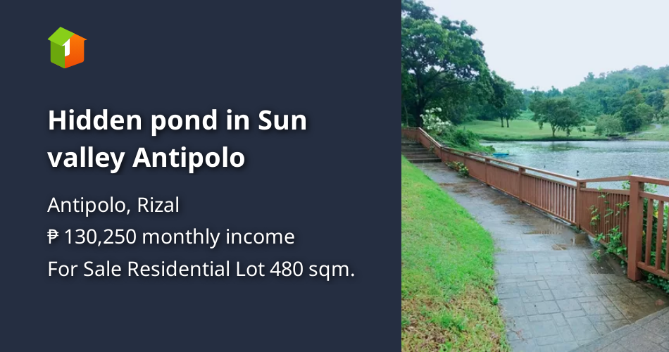 Hidden pond in Sun valley Antipolo [Lots 🚜] (October 2021) in Antipolo ...