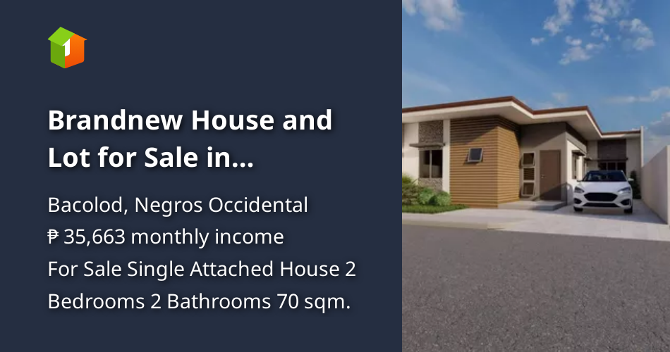 Brandnew House and Lot for Sale in Mansilingan Bacolod City [House and Lot 🏘️] (February 2023