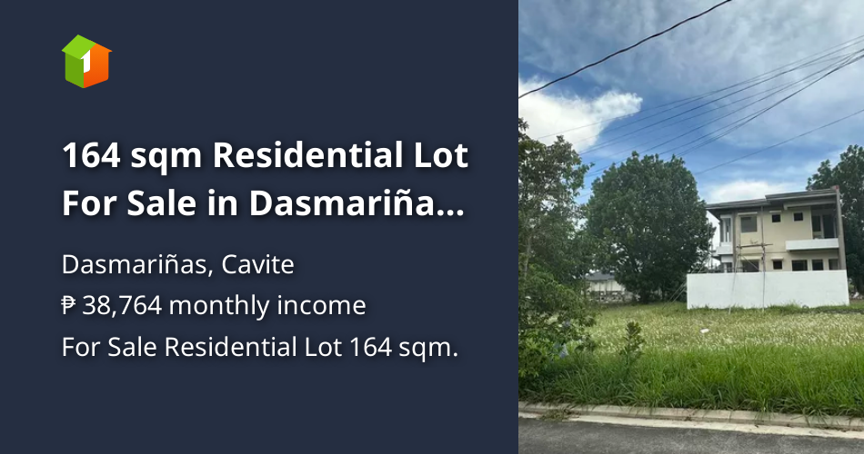 164 sqm Residential Lot For Sale in Dasmariñas Cavite [Lot 🚜] (April