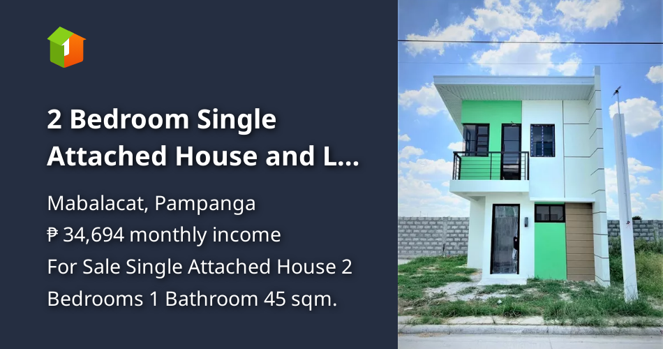 2 Bedroom Single Attached House and Lot in Mabalacat near DAU [House