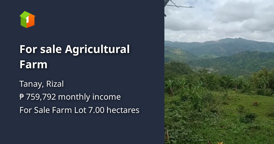 For sale Agricultural Farm [Lots 🚜] (May 2023) in Tanay, Rizal for sale