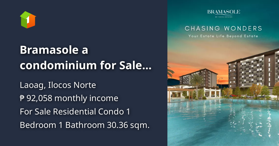 Bramasole a condominium for Sale in Laoag [Condos 🏙️] (November 2023