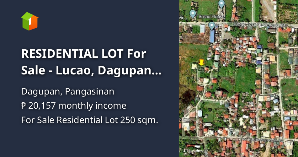 RESIDENTIAL LOT For Sale Lucao, Dagupan City [Lot 🚜] (September 2024