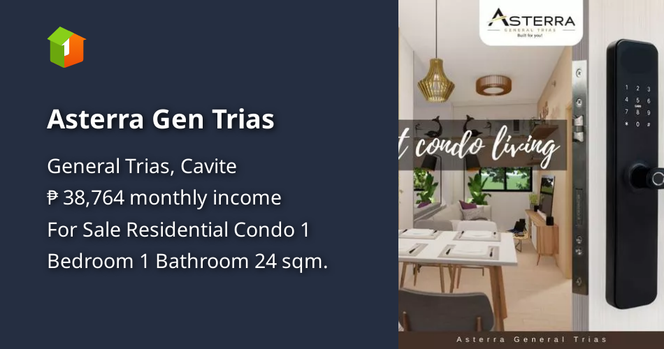 Asterra Gen Trias [Condo 🏙️] (June 2023) in General Trias, Cavite for sale