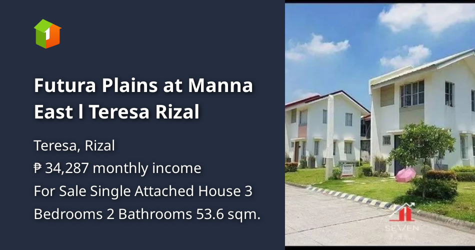 Futura Plains at Manna East l Teresa Rizal [Houses and Lots 🏘️