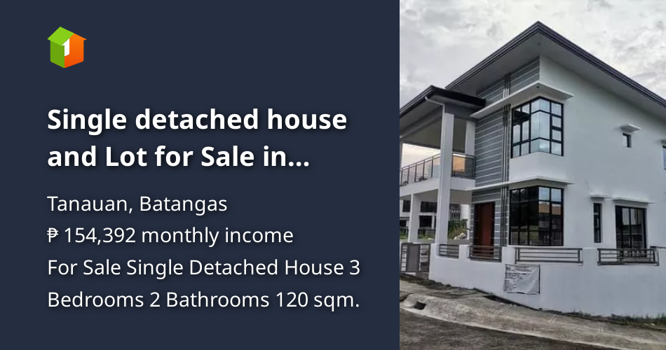 Single detached house and Lot for Sale in Hillsboro Tanauan