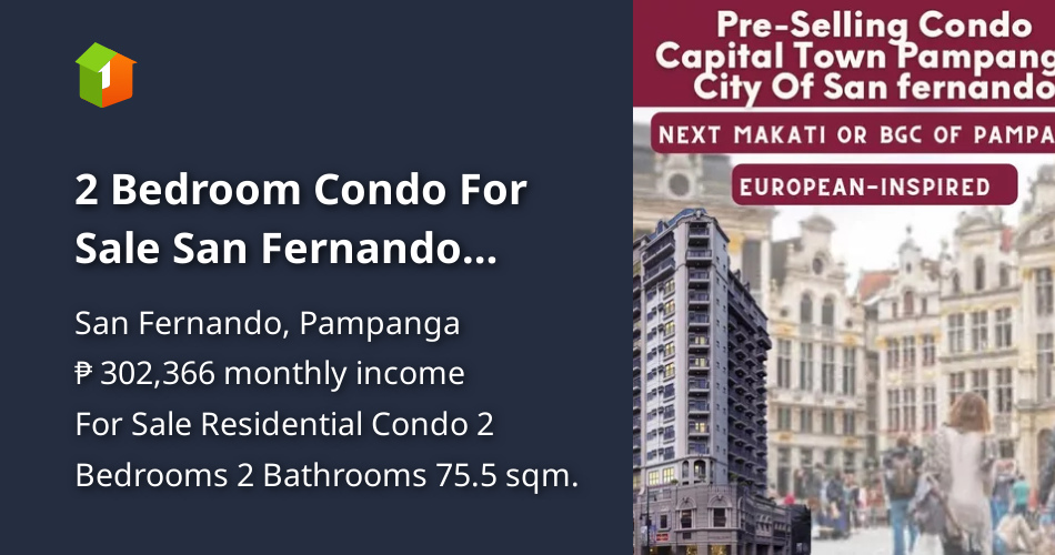2 Bedroom Condo For Sale San Fernando Pampanga Preselling [Condo 🏙️