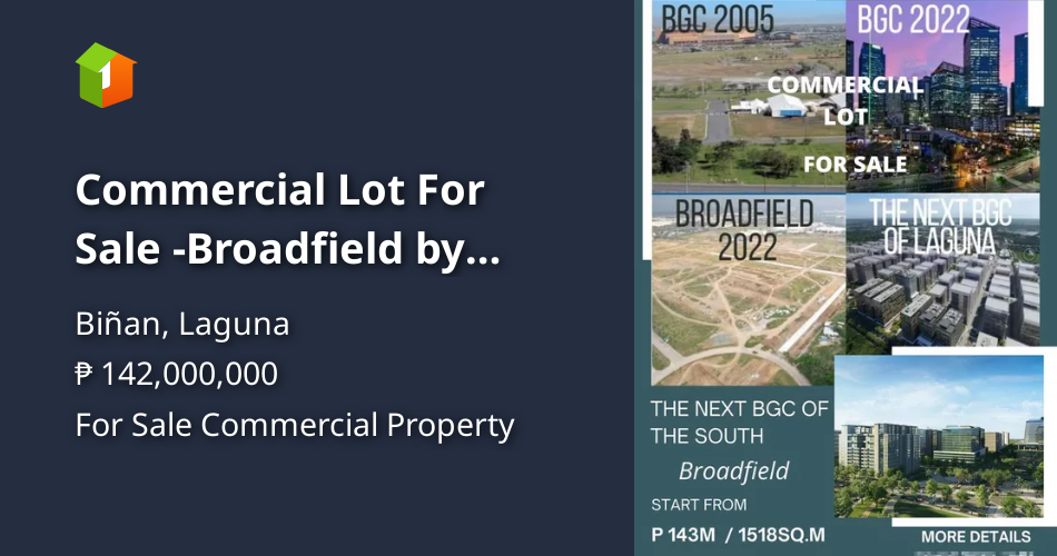 Commercial Lot For Sale Broadfield by Alveo The Next BGC of the South