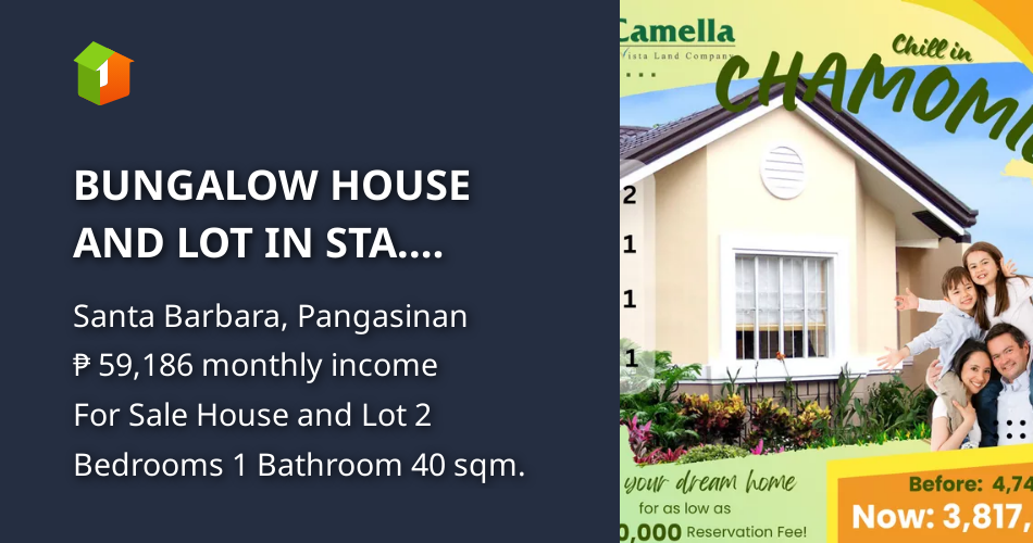 BUNGALOW HOUSE AND LOT IN STA. BARBARA PANGASINAN [House and Lot 🏘️