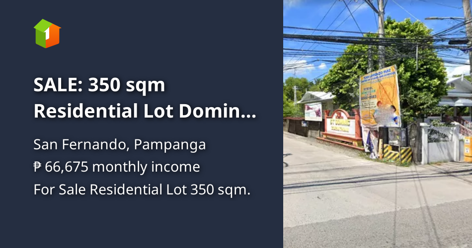 Foreclosed 350 sqm Residential Lot For Sale in San Fernando Pampanga