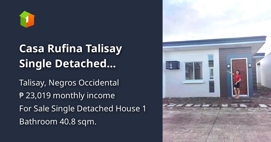 Casa Rufina Talisay Single Detached Bungalow House&Lot for Sale [Houses