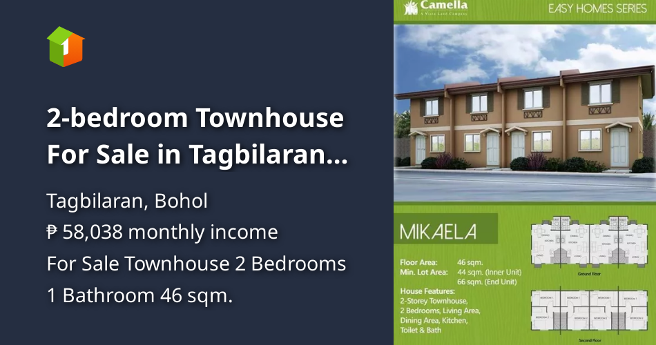 2bedroom Townhouse For Sale in Tagbilaran Bohol [House and Lot 🏘️