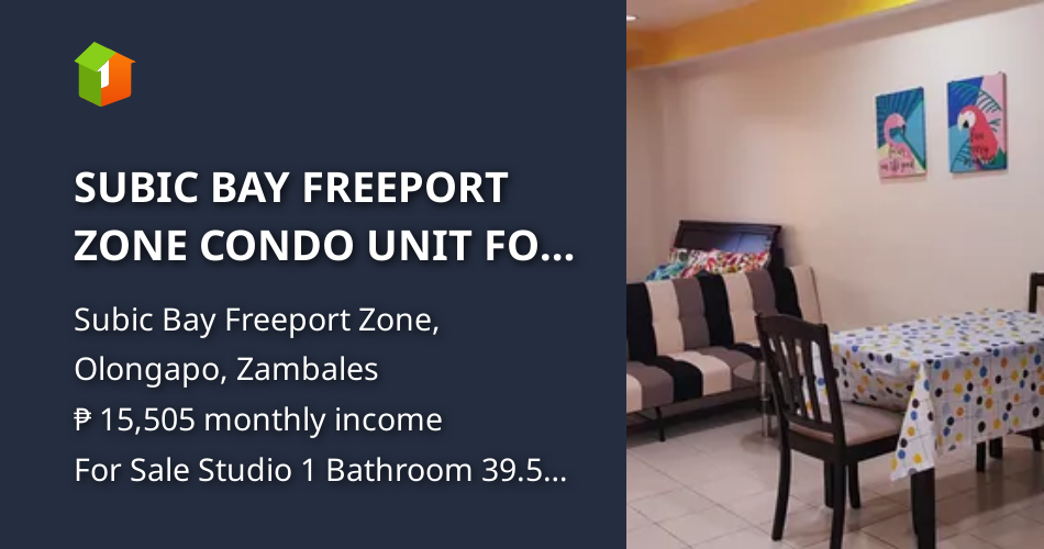 SUBIC BAY FREEPORT ZONE CONDO UNIT FOR SALE [Condos 🏙️] (February 2024