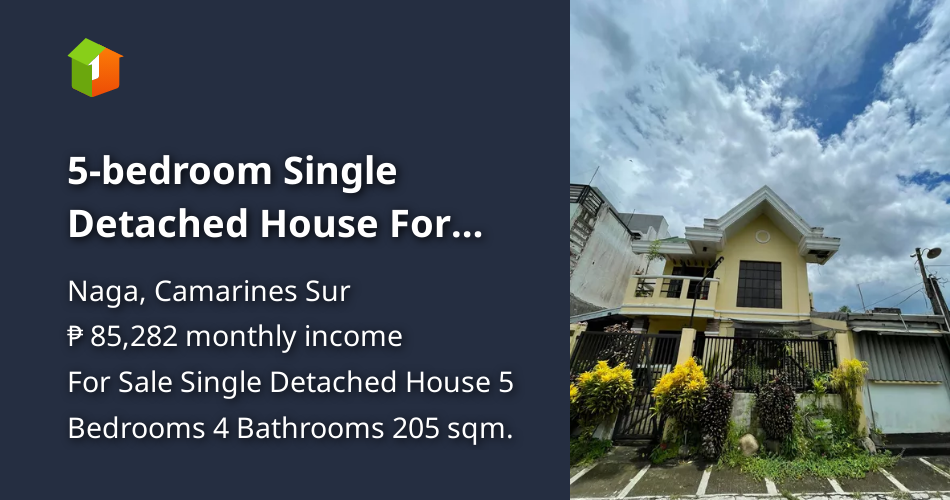 5bedroom Single Detached House For Sale in Naga Camarines Sur [House
