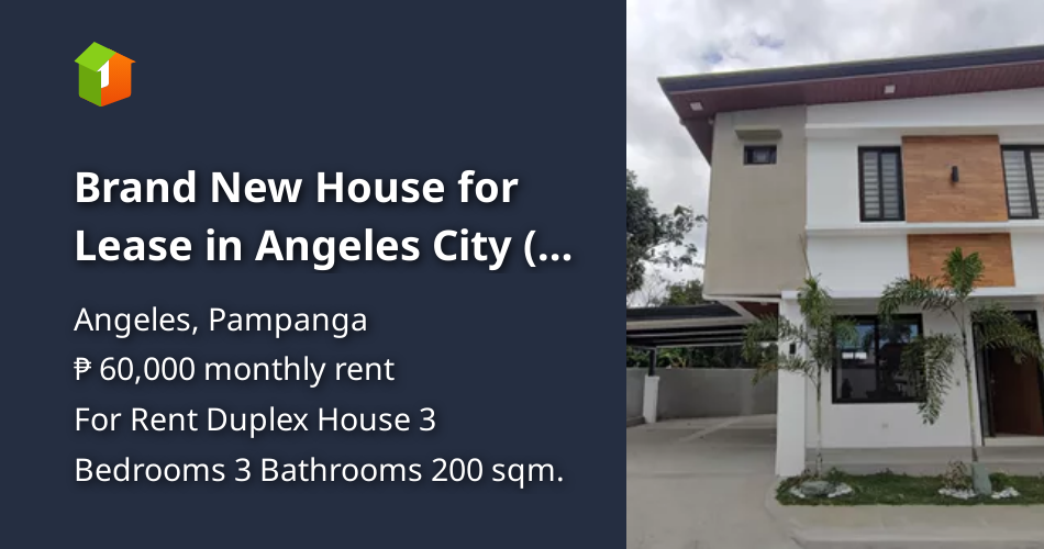 Brand New House for Lease in Angeles City ( 4 units available) [House