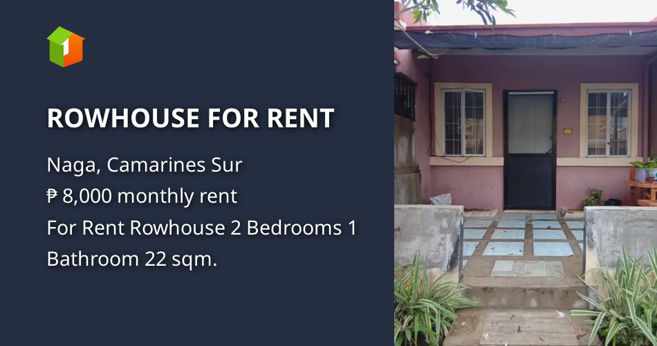 ROWHOUSE FOR RENT [House and Lot 🏘️] (December 2023) in Naga, Camarines