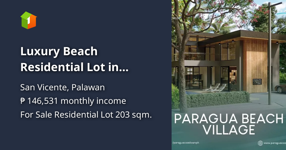 Luxury Beach Residential Lot in Palawan [Lot 🚜] (September 2024) in San
