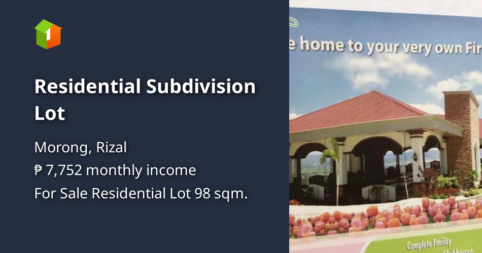 Residential Subdivision Lot [Lots 🚜] (May 2024) in Morong, Rizal for sale