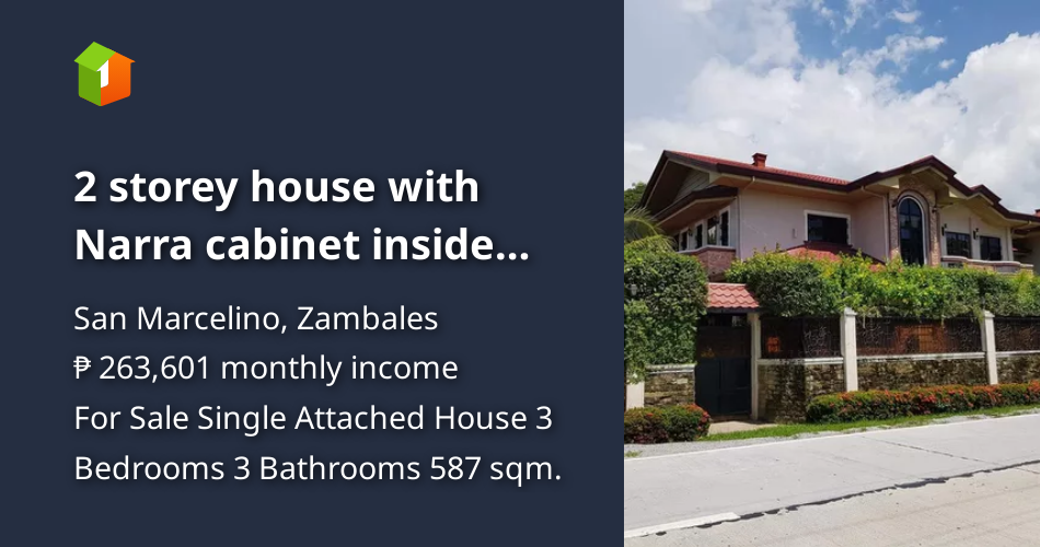 2 storey house with Narra inside package some Narra furniture