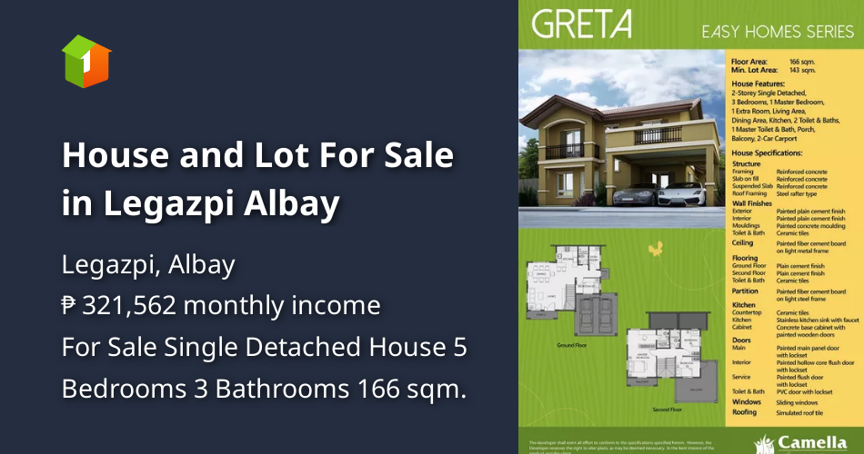 House and Lot For Sale in Legazpi Albay [House and Lot 🏘️] (October